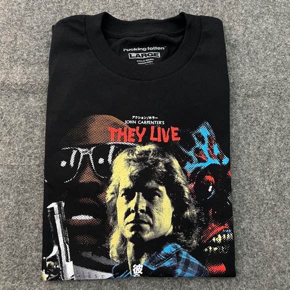 RUCKING FOTTEN x THEY LIVE "This Is Your God" L/S Shirt - Picture 10 of 10